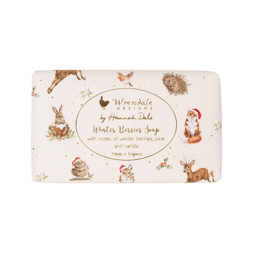 Wrendale Christmas Soap - Winter Berries