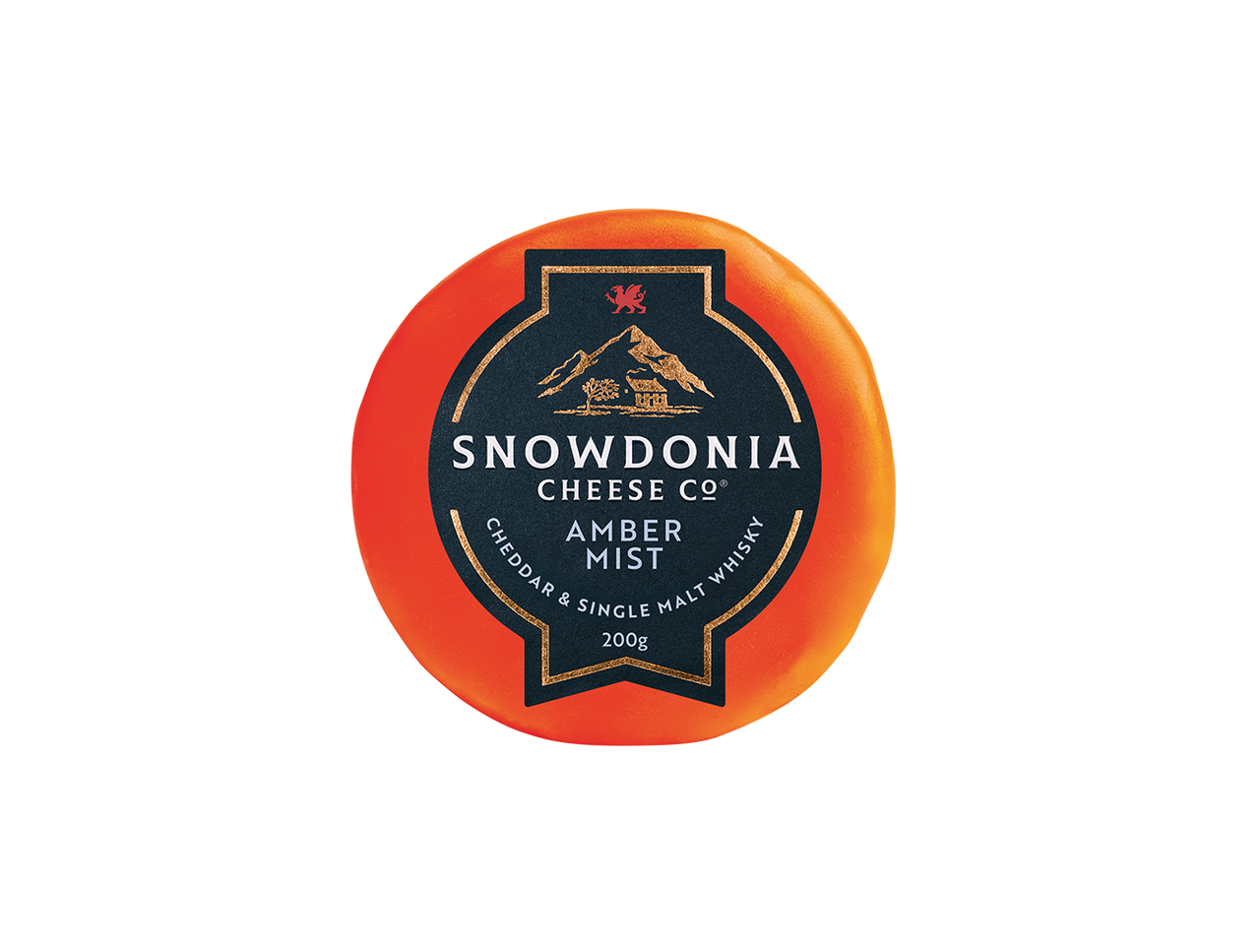 Snowdonia - Amber Mist Small (Wax Truckle) 200g