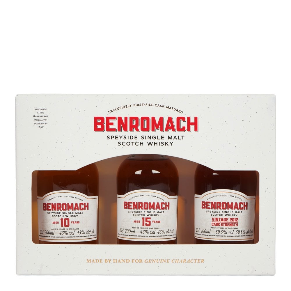 Benromach Tri-Pack 10,15,12 Yo
