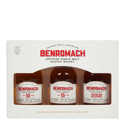 Benromach Tri-Pack 10,15,12 Yo