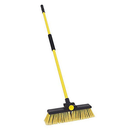 Bulldozer - Heavy Duty 14In Broom Clipped + Handle