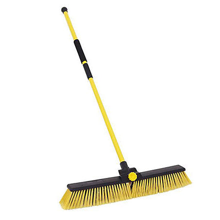 Bulldozer - Heavy Duty 24In Broom Clipped + Handle