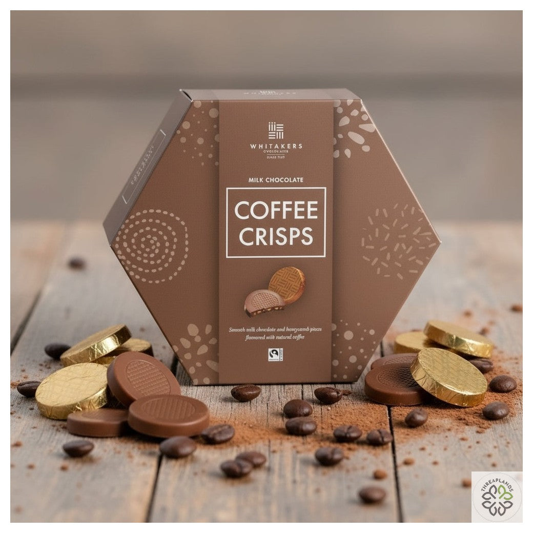 Whitakers Milk Chocolate Coffee Honeycomb Crisps 165g [optimised-1040-watermarked]