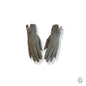 Couthie Ladies Gloves - Plain Grey With Pom Pom [optimised-1040-watermarked]