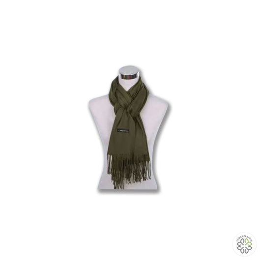 Couthie Plain Coloured Scarf Dark Green [optimised-1040-watermarked]