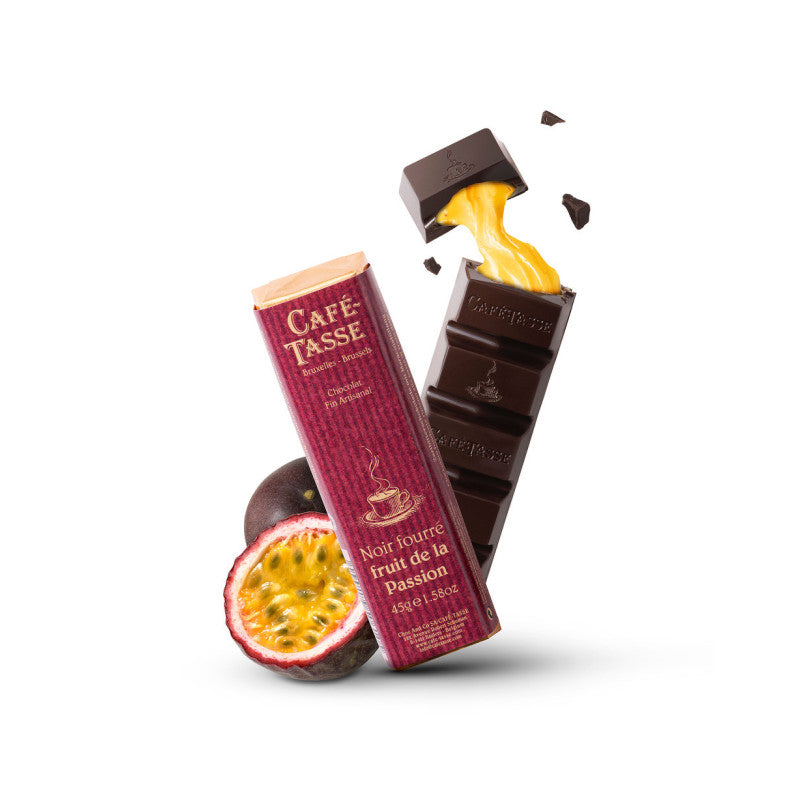 Cafe Tasse - Noir Fourre fruit de la passion (43g)