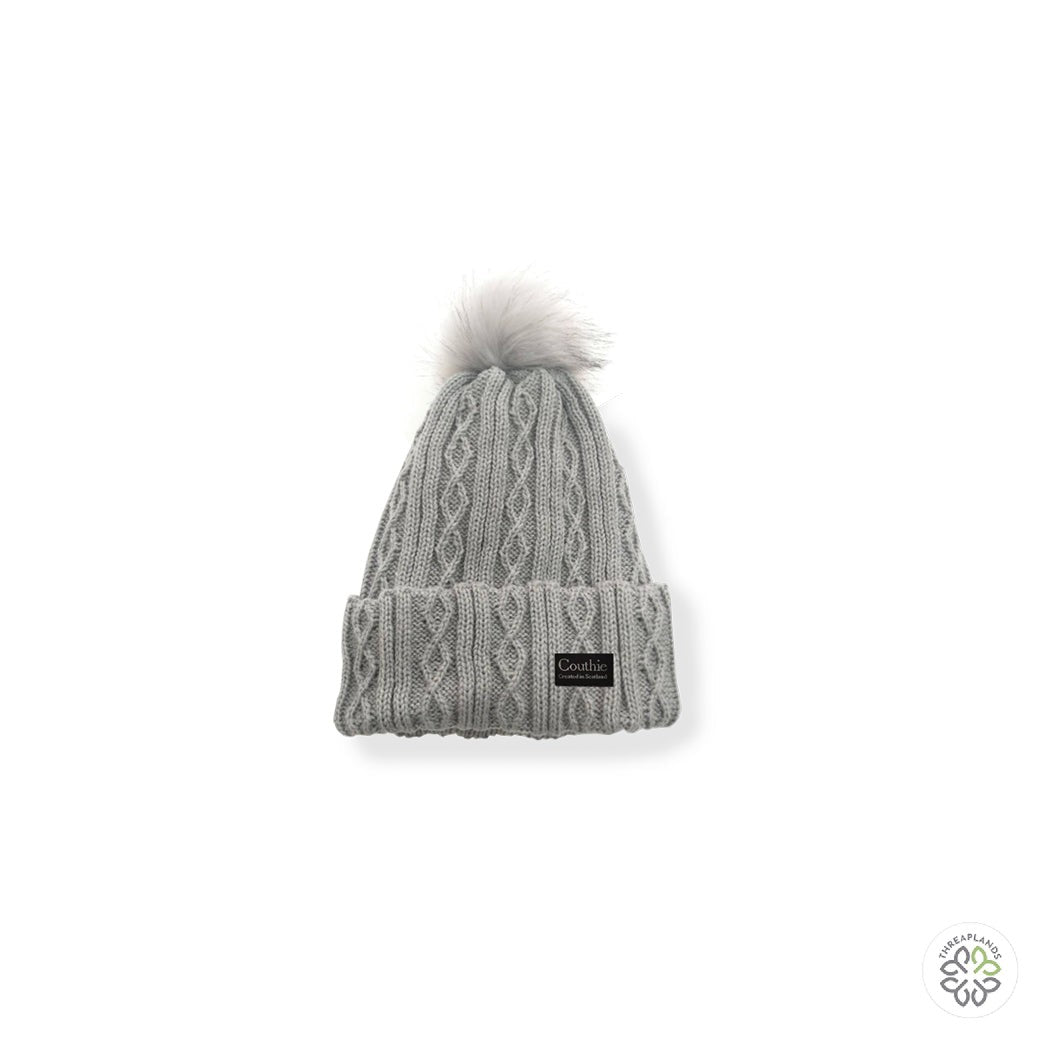 Ladies Pom Pom Hat Grey [optimised-1040-watermarked]