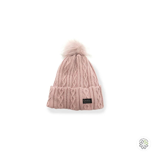 Female Pom Pom Hat Soft Pink - Threaplands [optimised-1040-watermarked]