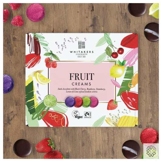 Whitakers Fruit Cream Collection 200G , Fairtrade, Vegan [optimised-1040-watermarked]