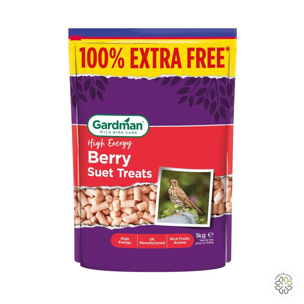 Gardman Berry Suet Treats 500g + 100% XF - Threaplands [optimised-1040-watermarked]