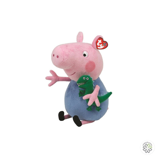Ty Beanie Babies - Peppa Pig - George Pig - Threaplands [optimised-1040-watermarked]