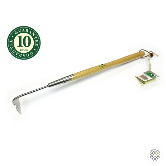 Greenman Mid Handled Stainless Steel Onion Hoe - Threaplands [optimised-1040-watermarked]
