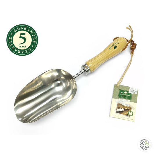 Greenman Stainless Steel Potting Scoop - Threaplands [optimised-1040-watermarked]