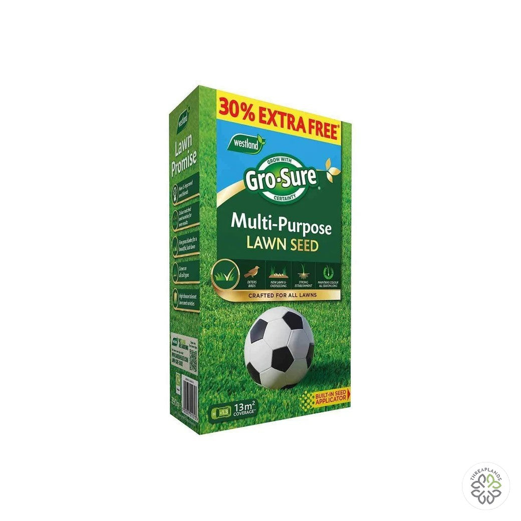 Gro-Sure Multi Purpose Lawn Seed 10m2 + 30% Extra Free Box - Threaplands [optimised-1040-watermarked]