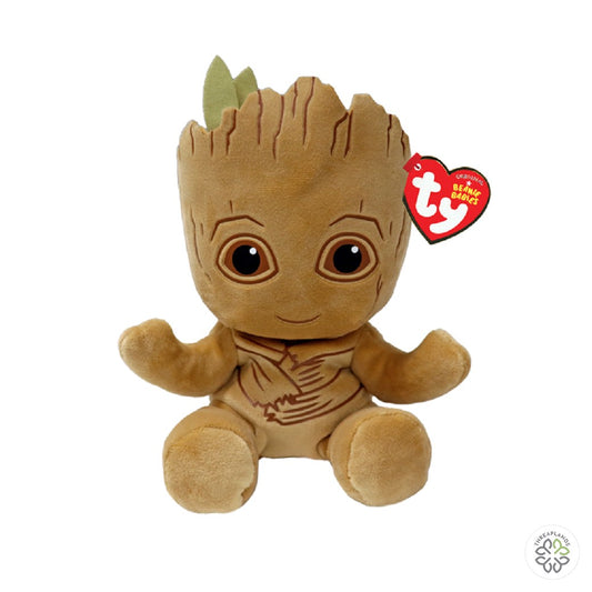 Ty Beanie Babies - Marvel - Groot - Regular - Threaplands [optimised-1040-watermarked]
