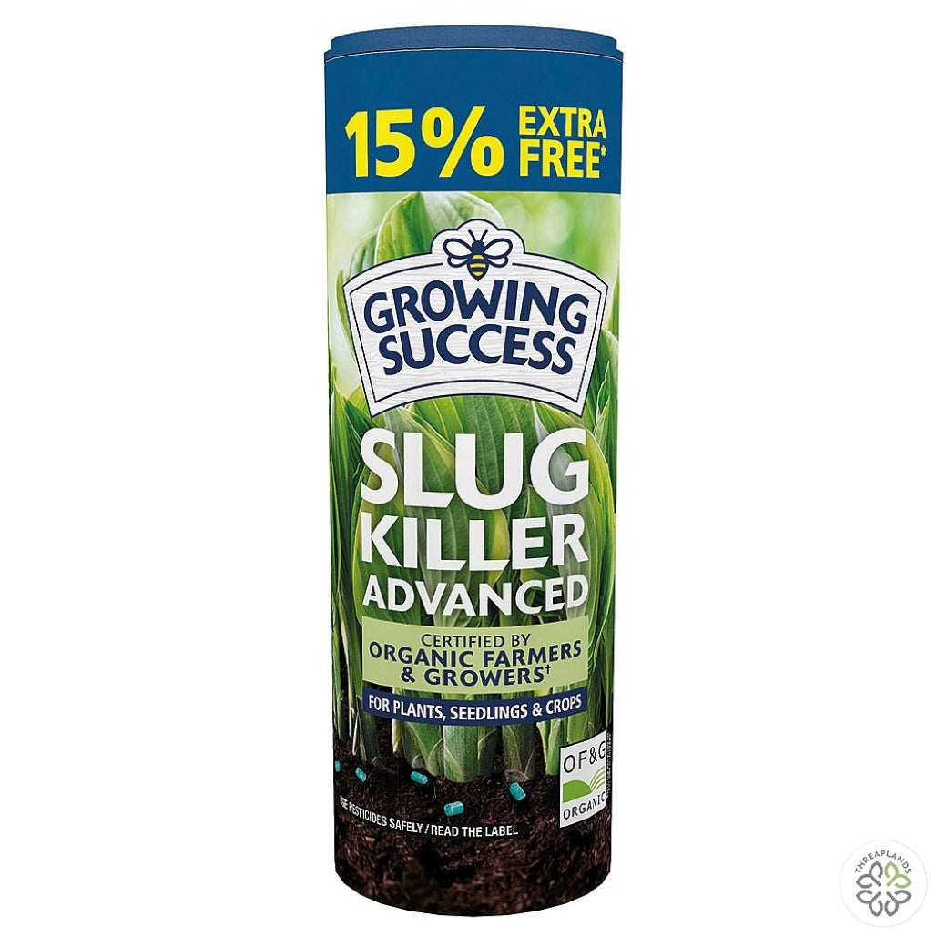 Growing Success Slug Killer Advanced Organic 500g + 15% Extra Free - Threaplands [optimised-1040-watermarked]