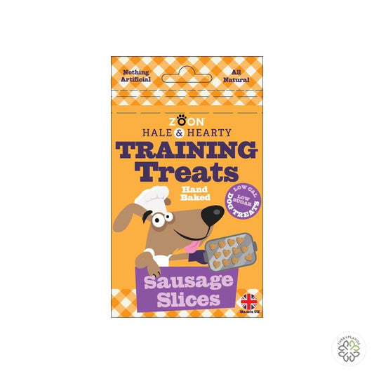 Hale & Hearty Sausage Slices Training Treats 50g [optimised-1040-watermarked]