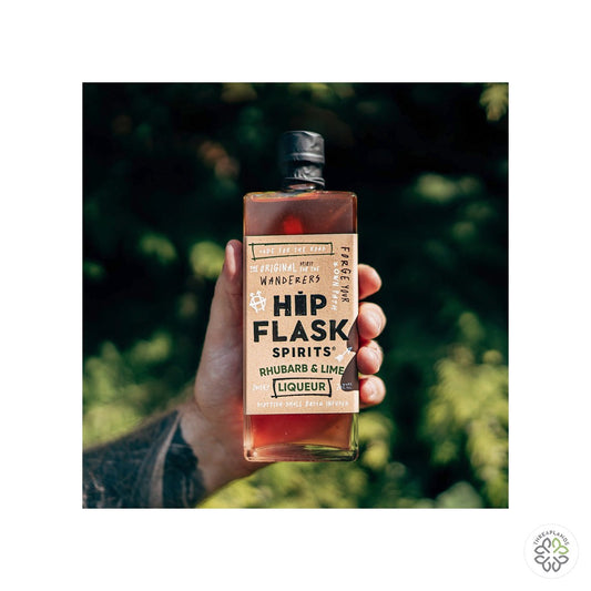 Hipflask Rhubarb & Lime 20cl 20% - Threaplands [optimised-1040-watermarked]