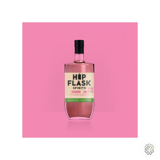 Hipflask Rhubarb & Lime Infused Liqueur 70cl 20% - Threaplands [optimised-1040-watermarked]