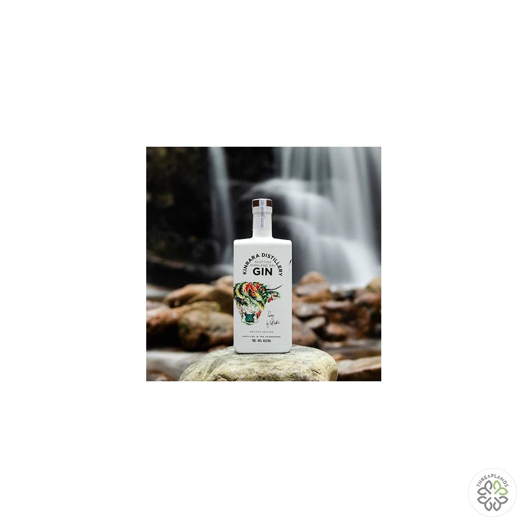 Kinrara Scottish Highland Dry Gin - Artist Edition Cow 70cl 43% - Threaplands [optimised-1040-watermarked]