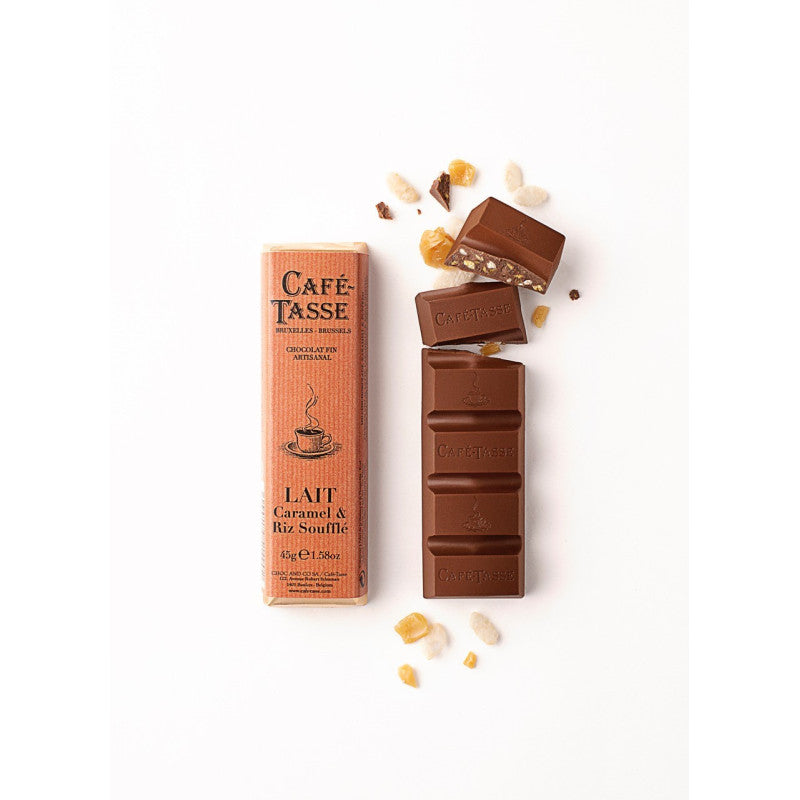 Cafe Tasse - Lait caramel & riz souffle (43g)