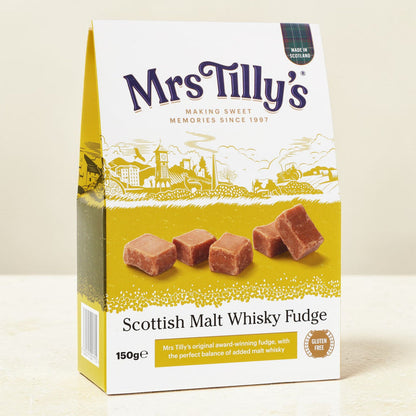 Mrs Tilly's Scottish Malt Whisky Fudge 150g