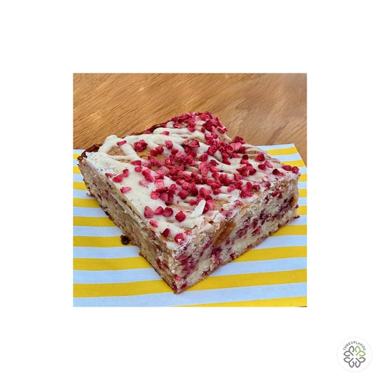 Raspberry & White Chocolate Blondie  (4 For £12) [optimised-1040-watermarked]