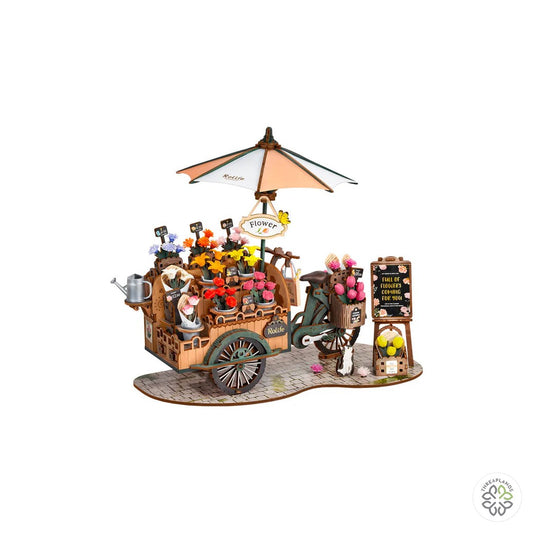 Robotime Rolife- Blossom Cart - Threaplands [optimised-1040-watermarked]