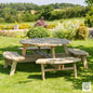 Zest Rose Round Picnic Table | 8 Seater Picnic Table - Threaplands [optimised] [optimised-1040-watermarked]