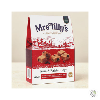 Mrs Tilly's Rum and Raisin Fudge 150g [optimised-1040-watermarked]