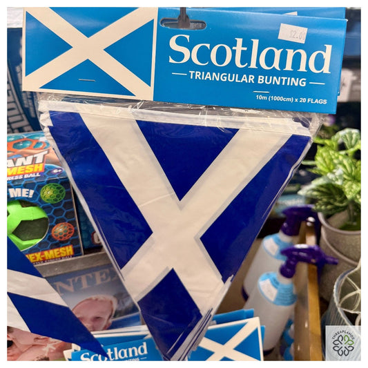 Scotland Triangular Bunting 10m long - 20 Flags [optimised-1040-watermarked]
