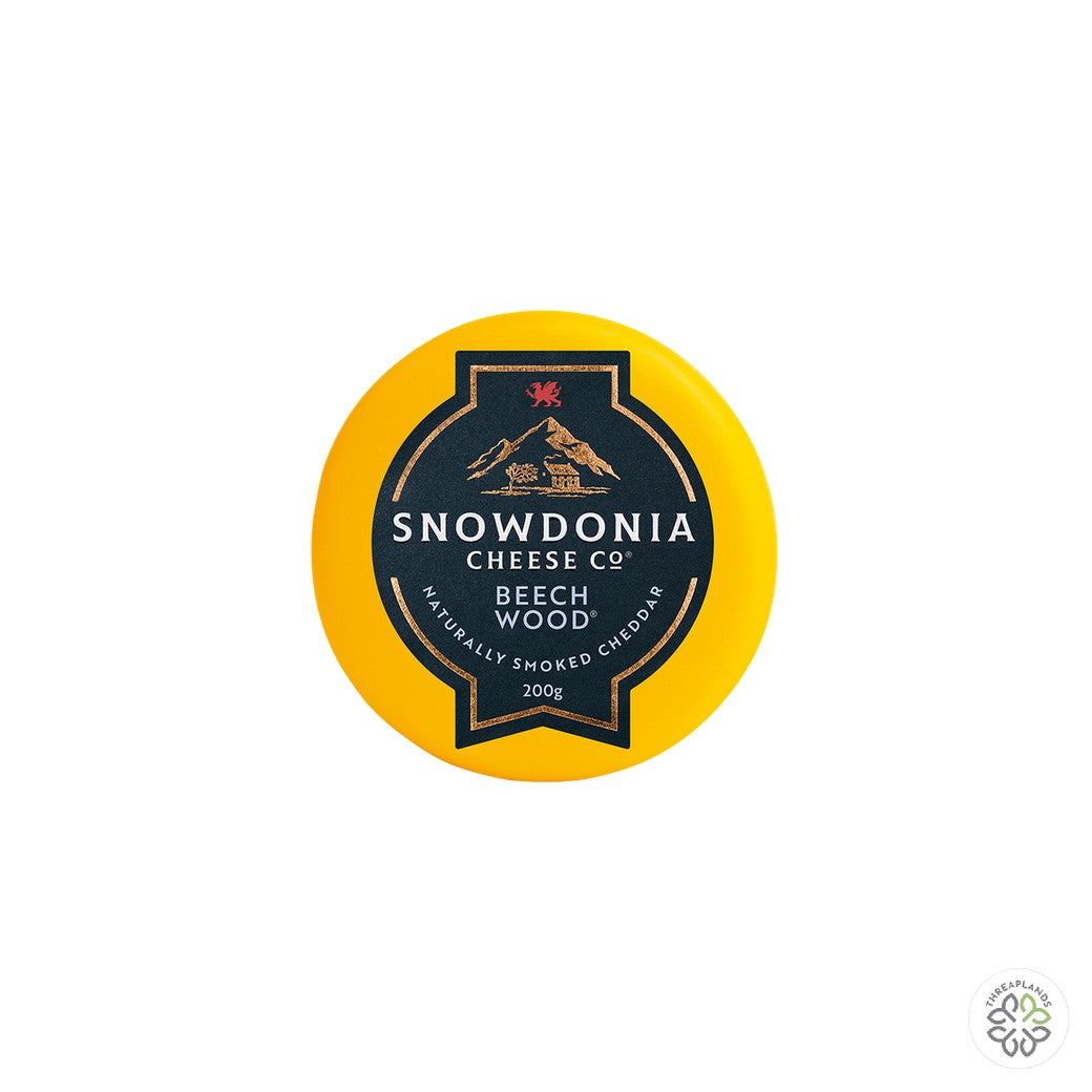 Snowdonia - Beech Wood Smoked Small (Wax Truckle) 200g - Threaplands [optimised-1040-watermarked]