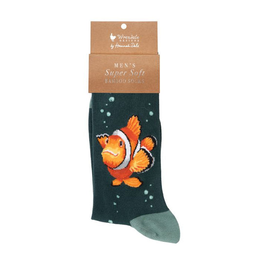Wrendale Clown Fish Mens Socks Clowning Around