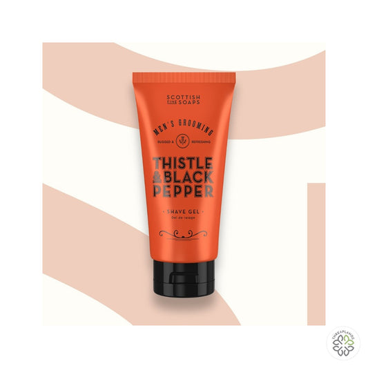 Thistle & Black Pepper Shave Gel 150ml [optimised-1040-watermarked]
