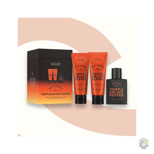 Thistle & Black Pepper "Well Groomed" Gift Set - Threaplands [optimised-1040-watermarked]