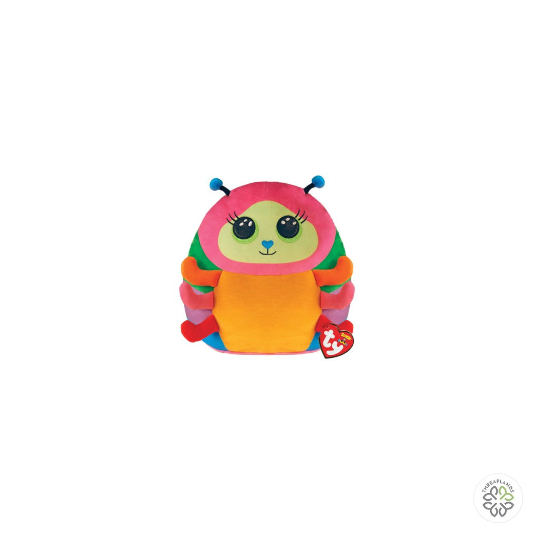 Ty Squishy Beanie - Nessa Caterpillar - 10" [optimised-1040-watermarked]