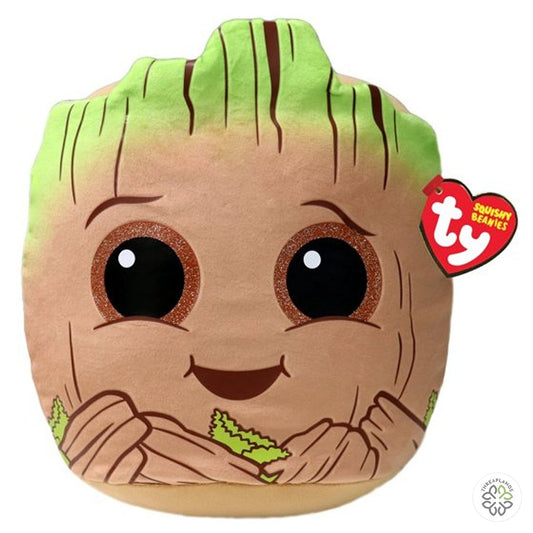 Ty Squishy Beanies - Marvel - Groot - 10" [optimised-1040-watermarked]