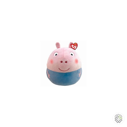 Ty Squishy Beanies - Peppa Pig - George Pig - 10" [optimised-1040-watermarked]