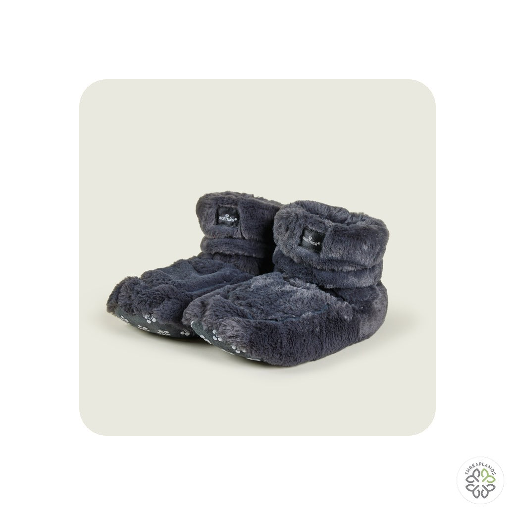 Warmies  Luxury Boots Charcoal Microwavable In Box [optimised-1040-watermarked]