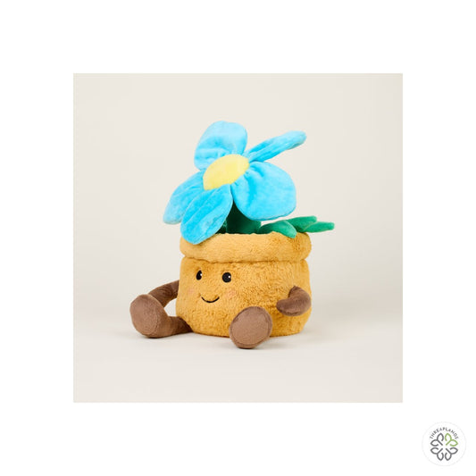 Warmies  Plush Blue Flower Pot Microwavable [optimised-1040-watermarked]