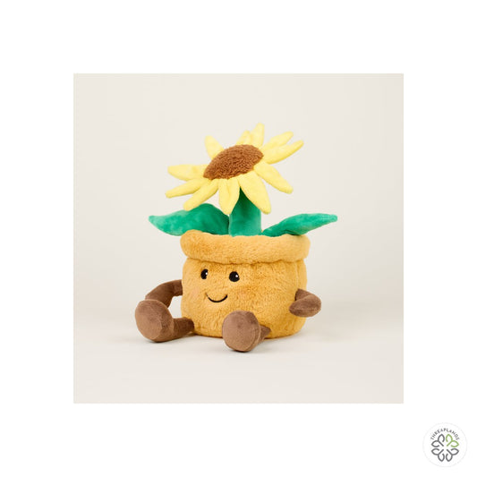 Warmies  Plush Yellow Flower Pot Microwavable [optimised-1040-watermarked]