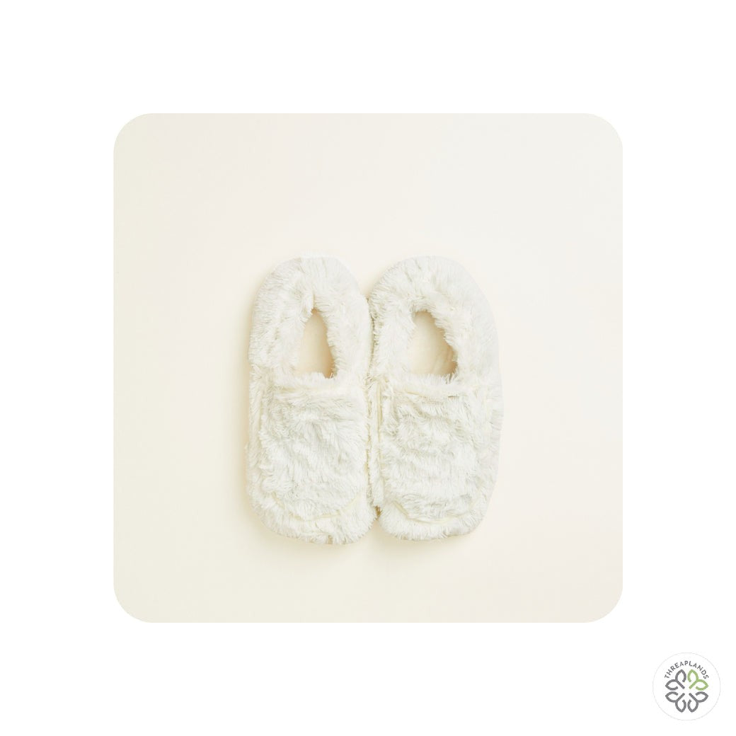 Warmies  Slippers Cream Microwavable in Box [optimised-1040-watermarked]