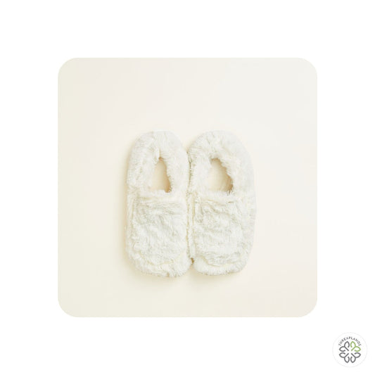 Warmies  Slippers Cream Microwavable in Box [optimised-1040-watermarked]
