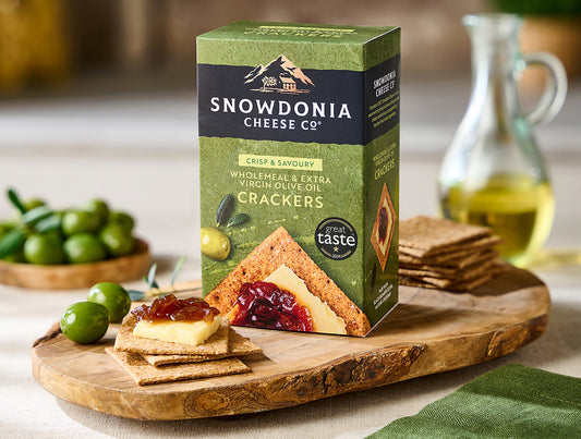Snowdonia-Wholemeal & Extra Virgin Olive Oil Crackers
