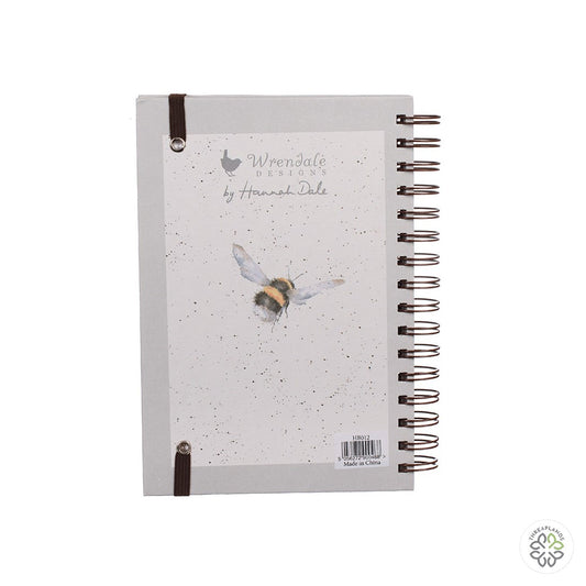 Wrendale A5 Bee Notebook - Flight of the Bumblebee - Threaplands [optimised-1040-watermarked]