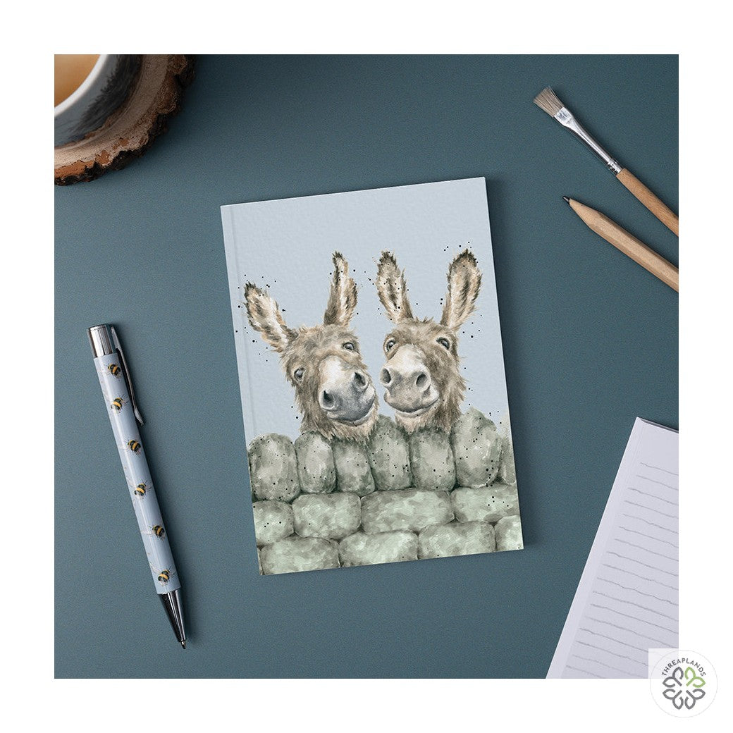 Wrendale A5 Donkey Notebook - Heehaw [optimised-1040-watermarked]