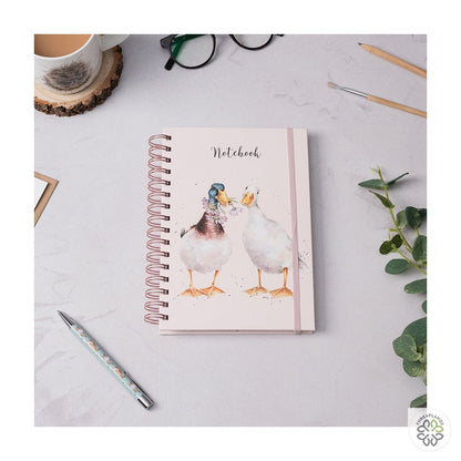 Wrendale A5 Duck Notebook - Not a Daisy Goes By [optimised-1040-watermarked]