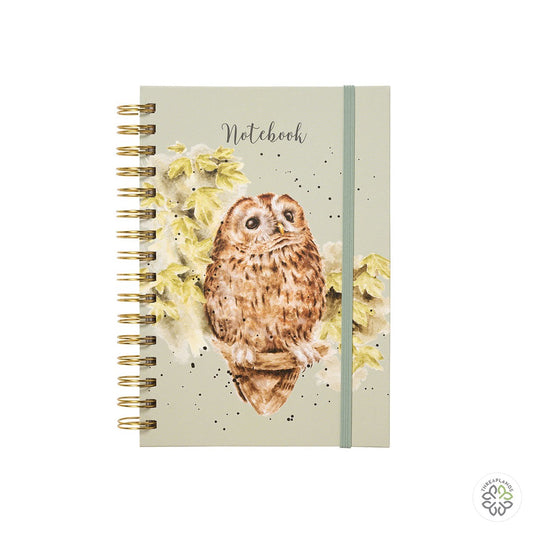 Wrendale A5 Owl Notebook - Treetops [optimised-1040-watermarked]