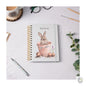 Wrendale A5 Rabbit Notebook - The Flower Pot (Green) [optimised-1040-watermarked]