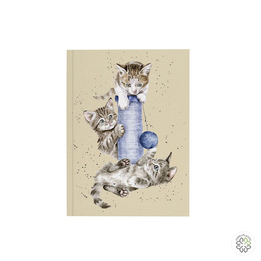 Wrendale A6 Cat Notebook - Three's a Crowd [optimised-1040-watermarked]